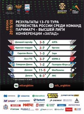 13-й тур закончен. И, по