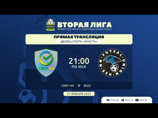 ФУТЗАЛ. ПЕРВЕНСТВО НИЖНЕГО НОВГОРОДА. ВТОРАЯ ЛИГА.
27 ЯНВАРЯ...