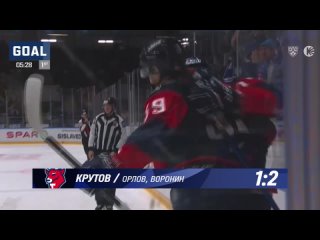 🚨🚨🚨1:2 Андрей Крутов празднует первый гол в КХЛ! Во втором..