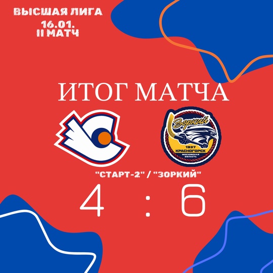 ⚡Реванш у «Зоркого» взять не удалось
Нижегородский «Старт-2»,..