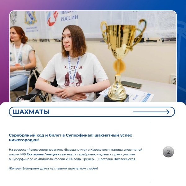 Дайджест спортивных новостей 🏆
Завершились всероссийские и..