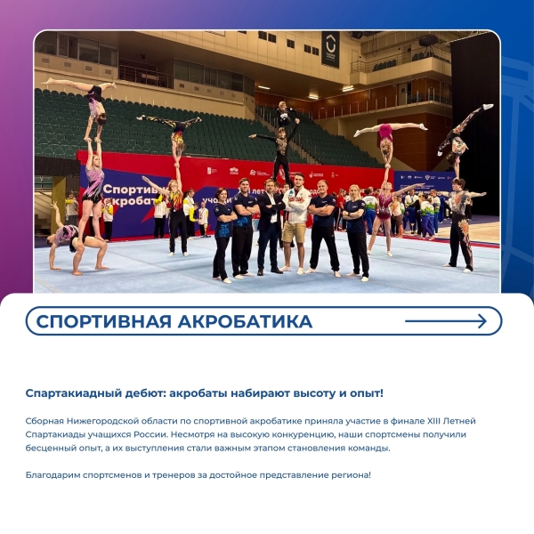 Дайджест спортивных новостей 🏆
Завершились всероссийские и..