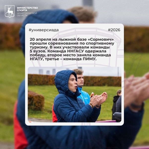 Три месяца студенческого спорта 💪
В Нижегородской области..