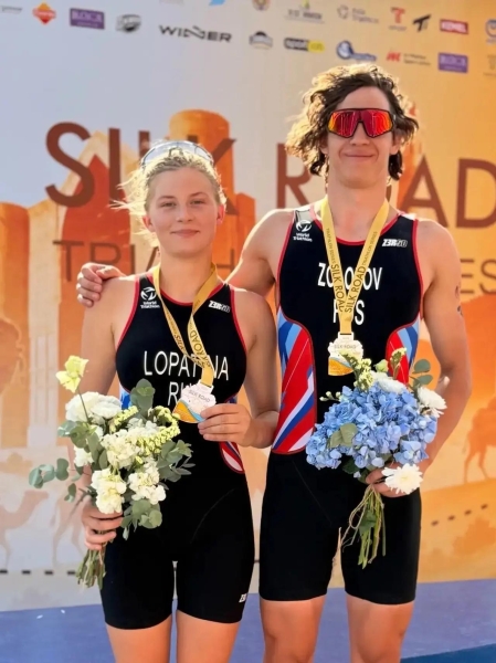 Два призовых результата на Кубке Азии по триатлону! 🏊♂ 🚴♂..