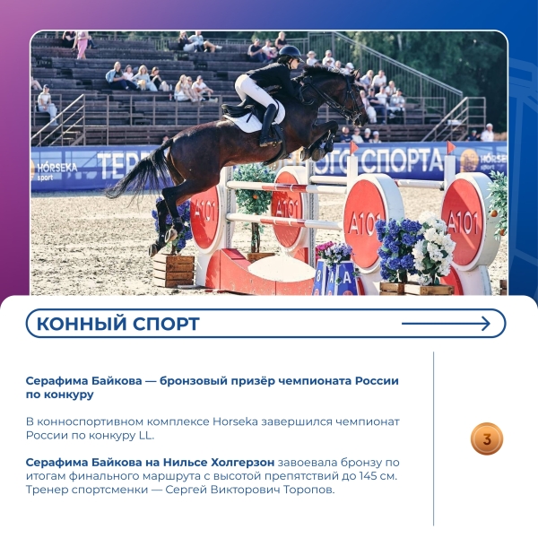 Дайджест спортивных новостей! 😎
Высокие достижения и победы..